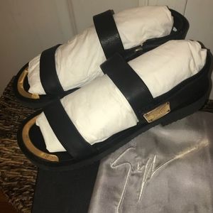 Giuseppe Zanotti Men's Black Sandals